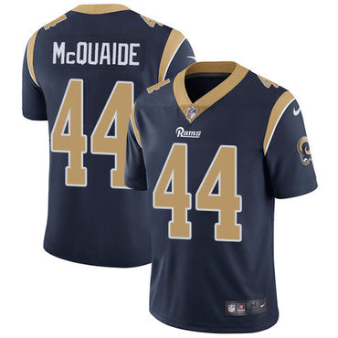 Nike Los Angeles Rams 44 Jacob Mcquaide Navy Blue Team Color Mens Stitched Nfl Vapor Untouchable Limited Jersey