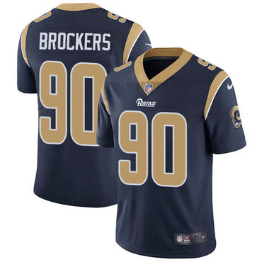 Nike Los Angeles Rams 90 Michael Brockers Navy Blue Team Color Mens Stitched Nfl Vapor Untouchable Limited Jersey