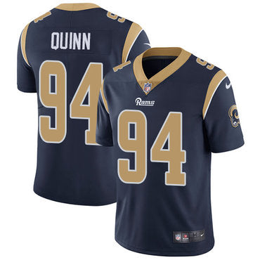 Nike Los Angeles Rams 94 Robert Quinn Navy Blue Team Color Mens Stitched Nfl Vapor Untouchable Limited Jersey