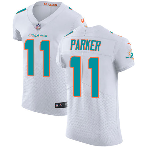Nike Miami Dolphins 11 Devante Parker White Mens Stitched Nfl Vapor Untouchable Elite Jersey