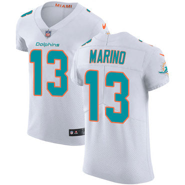 Nike Miami Dolphins 13 Dan Marino White Mens Stitched Nfl Vapor Untouchable Elite Jersey
