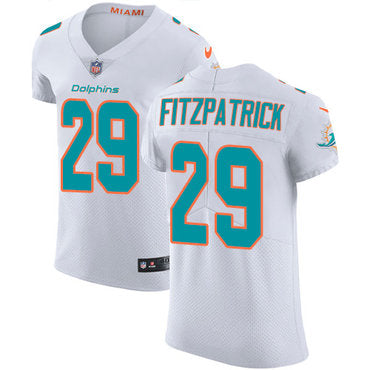 Nike Miami Dolphins 29 Minkah Fitzpatrick White Mens Stitched Nfl Vapor Untouchable Elite Jersey