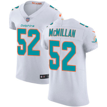 Nike Miami Dolphins 52 Raekwon Mcmillan White Mens Stitched Nfl Vapor Untouchable Elite Jersey