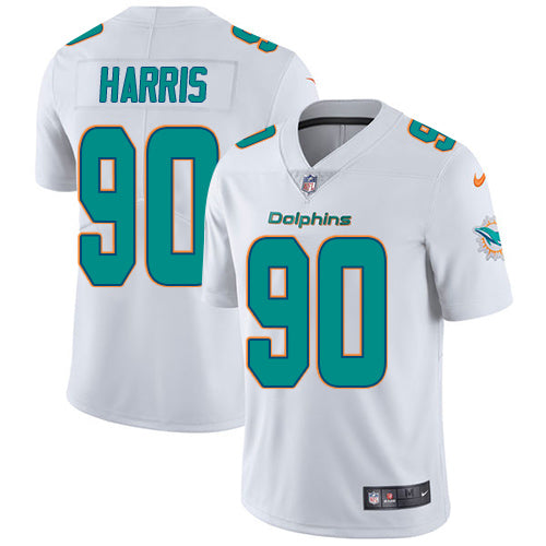 Nike Miami Dolphins 90 Charles Harris White Mens Stitched Nfl Vapor Untouchable Limited Jersey