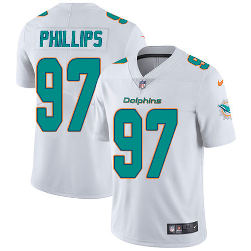 Nike Miami Dolphins 97 Jordan Phillips White Mens Stitched Nfl Vapor Untouchable Limited Jersey
