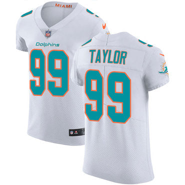 Nike Miami Dolphins 99 Jason Taylor White Mens Stitched Nfl Vapor Untouchable Elite Jersey