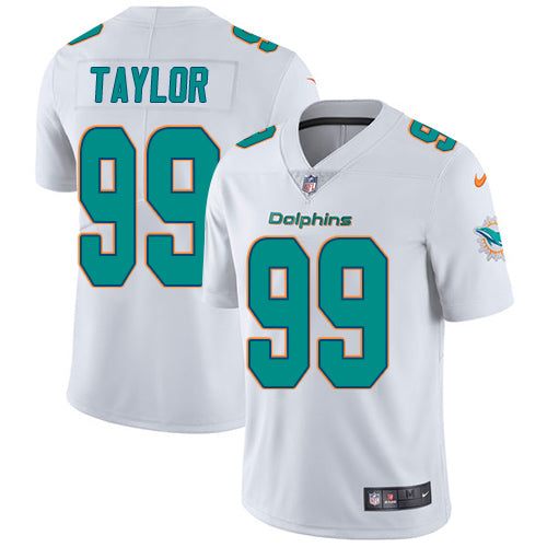 Nike Miami Dolphins 99 Jason Taylor White Mens Stitched Nfl Vapor Untouchable Limited Jersey