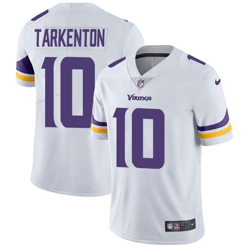 Nike Minnesota Vikings 10 Fran Tarkenton White Mens Stitched Nfl Vapor Untouchable Limited Jersey