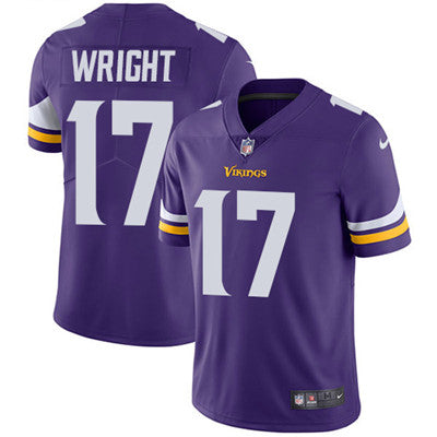 Nike Minnesota Vikings 17 Kendall Wright Purple Team Color Mens Stitched Nfl Vapor Untouchable Limited Jersey