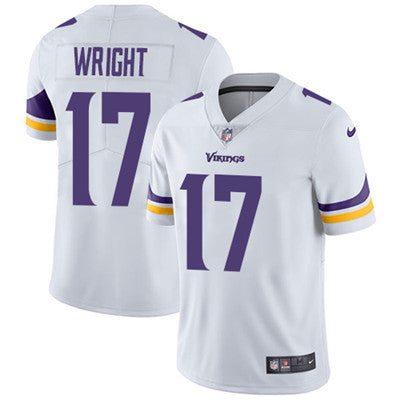 Nike Minnesota Vikings 17 Kendall Wright White Mens Stitched Nfl Vapor Untouchable Limited Jersey