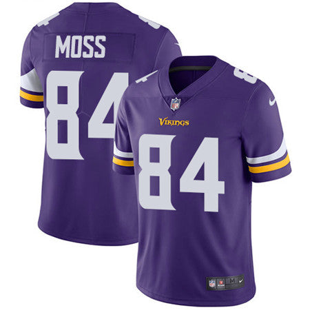 Nike Minnesota Vikings 84 Randy Moss Purple Team Color Mens Stitched Nfl Vapor Untouchable Limited Jersey