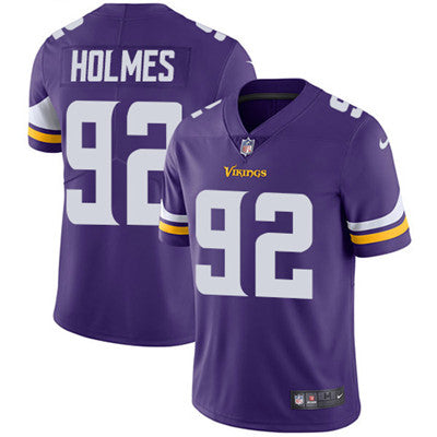 Nike Minnesota Vikings 92 Jalyn Holmes Purple Team Color Mens Stitched Nfl Vapor Untouchable Limited Jersey