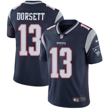 Nike New England Patriots 13 Phillip Dorsett Navy Blue Team Color Mens Stitched Nfl Vapor Untouchable Limited Jersey