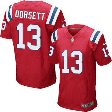 Nike New England Patriots 13 Phillip Dorsett Red Alternate Mens Stitched Nfl Elite Jersey