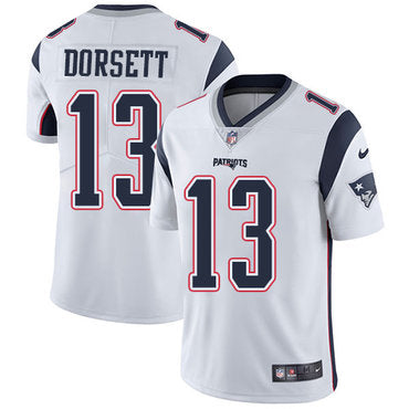 Nike New England Patriots 13 Phillip Dorsett White Mens Stitched Nfl Vapor Untouchable Limited Jersey