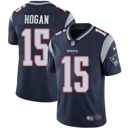 Nike New England Patriots 15 Chris Hogan Navy Blue Team Color Mens Stitched Nfl Vapor Untouchable Limited Jersey
