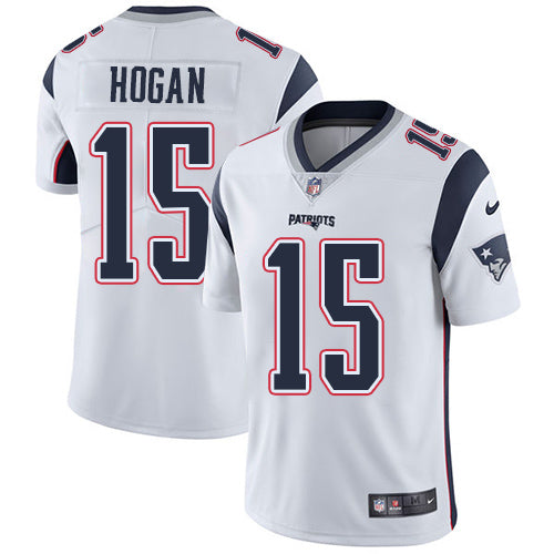 Nike New England Patriots 15 Chris Hogan White Mens Stitched Nfl Vapor Untouchable Limited Jersey