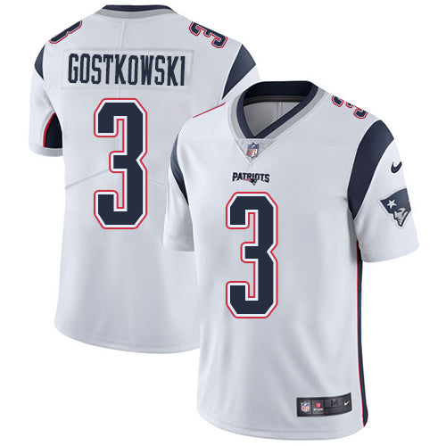 Nike New England Patriots 3 Stephen Gostkowski White Mens Stitched Nfl Vapor Untouchable Limited Jersey
