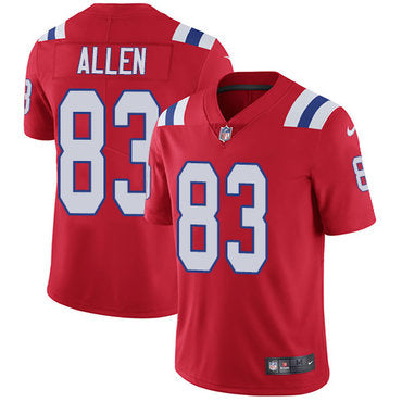 Nike New England Patriots 83 Dwayne Allen Red Alternate Mens Stitched Nfl Vapor Untouchable Limited Jersey
