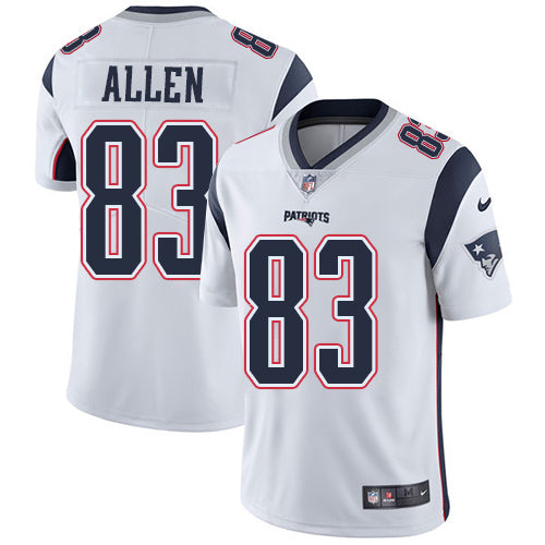 Nike New England Patriots 83 Dwayne Allen White Mens Stitched Nfl Vapor Untouchable Limited Jersey