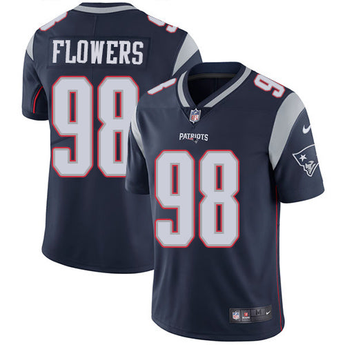 Nike New England Patriots 98 Trey Flowers Navy Blue Team Color Mens Stitched Nfl Vapor Untouchable Limited Jersey