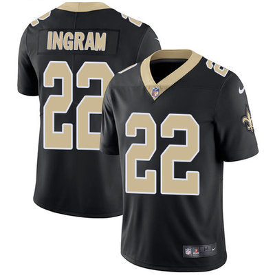 Nike New Orleans Saints 22 Mark Ingram Black Team Color Mens Stitched Nfl Vapor Untouchable Limited Jersey