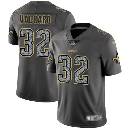 Nike New Orleans Saints 32 Kenny Vaccaro Gray Static Mens Nfl Vapor Untouchable Game Jersey