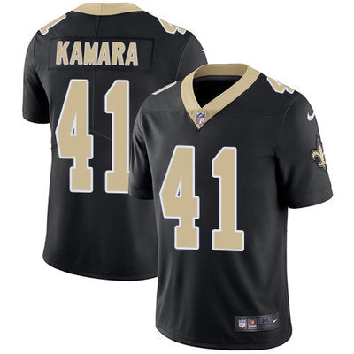 Nike New Orleans Saints 41 Alvin Kamara Black Team Color Mens Stitched Nfl Vapor Untouchable Limited Jersey