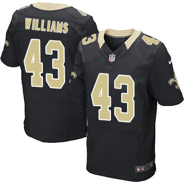 Nike New Orleans Saints 43 Marcus Williams Black Team Color Mens Stitched Nfl Elite Jersey