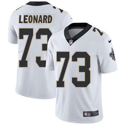 Nike New Orleans Saints 73 Rick Leonard White Mens Stitched Nfl Vapor Untouchable Limited Jersey