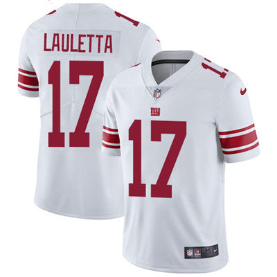 Nike New York Giants 17 Kyle Lauletta White Mens Stitched Nfl Vapor Untouchable Limited Jersey