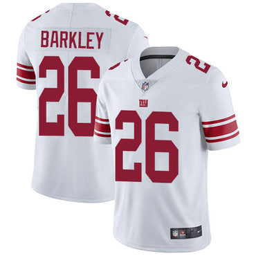 Nike New York Giants 26 Saquon Barkley White Mens Stitched Nfl Vapor Untouchable Limited Jersey