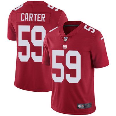 Nike New York Giants 59 Lorenzo Carter Red Alternate Mens Stitched Nfl Vapor Untouchable Limited Jersey
