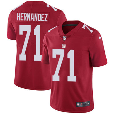 Nike New York Giants 71 Will Hernandez Red Alternate Mens Stitched Nfl Vapor Untouchable Limited Jersey