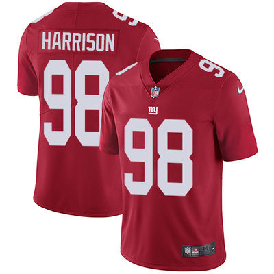 Nike New York Giants 98 Damon Harrison Red Alternate Mens Stitched Nfl Vapor Untouchable Limited Jersey