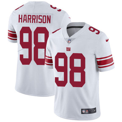 Nike New York Giants 98 Damon Harrison White Mens Stitched Nfl Vapor Untouchable Limited Jersey