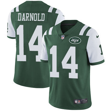 Nike New York Jets 14 Sam Darnold Green Team Color Mens Stitched Nfl Vapor Untouchable Limited Jersey