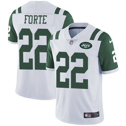 Nike New York Jets 22 Matt Forte White Mens Stitched Nfl Vapor Untouchable Limited Jersey