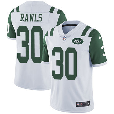 Nike New York Jets 30 Thomas Rawls White Mens Stitched Nfl Vapor Untouchable Limited Jersey