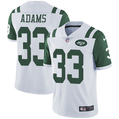 Nike New York Jets 33 Jamal Adams White Mens Stitched Nfl Vapor Untouchable Limited Jersey