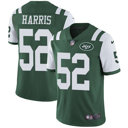 Nike New York Jets 52 David Harris Green Team Color Mens Stitched Nfl Vapor Untouchable Limited Jersey