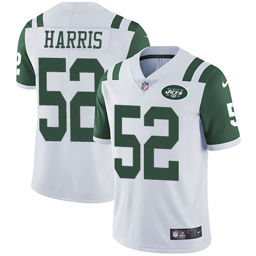 Nike New York Jets 52 David Harris White Mens Stitched Nfl Vapor Untouchable Limited Jersey