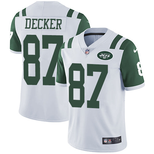 Nike New York Jets 87 Eric Decker White Mens Stitched Nfl Vapor Untouchable Limited Jersey