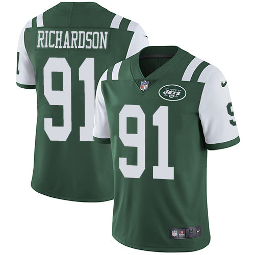 Nike New York Jets 91 Sheldon Richardson Green Team Color Mens Stitched Nfl Vapor Untouchable Limited Jersey