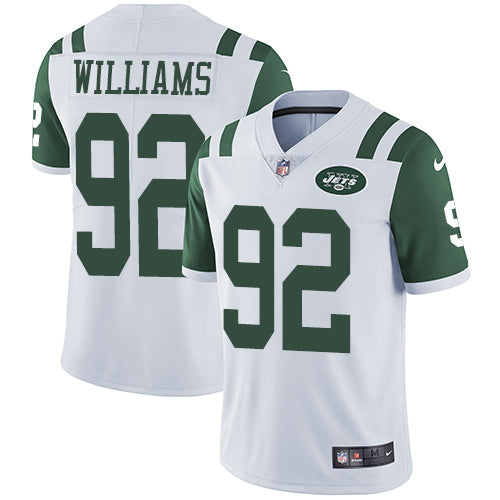 Nike New York Jets 92 Leonard Williams White Mens Stitched Nfl Vapor Untouchable Limited Jersey