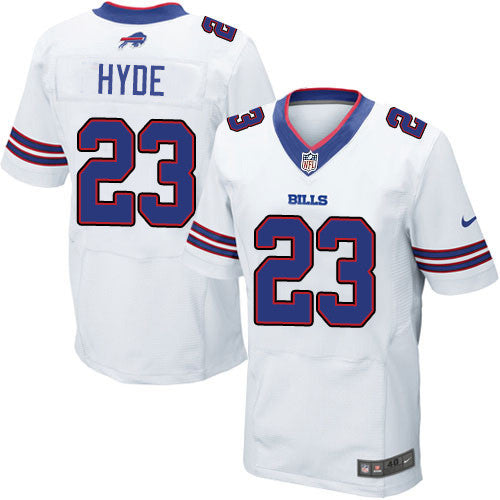 Nike Nfl Buffalo Bills 23 Micah Hyde Elite White Road Mens Jersey
