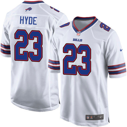 Nike Nfl Buffalo Bills 23 Micah Hyde Game White Road Mens Jersey