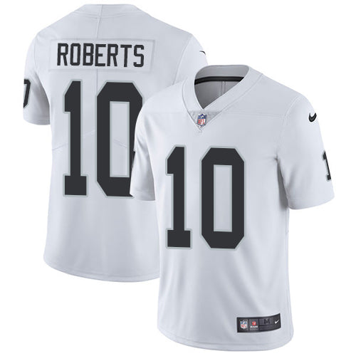 Nike Oakland Raiders 10 Seth Roberts White Mens Stitched Nfl Vapor Untouchable Limited