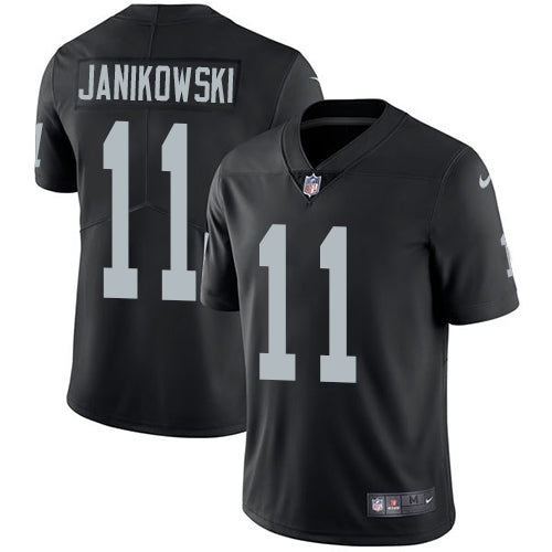 Nike Oakland Raiders 11 Sebastian Janikowski Black Team Color Mens Stitched Nfl Vapor Untouchable Limited Jersey