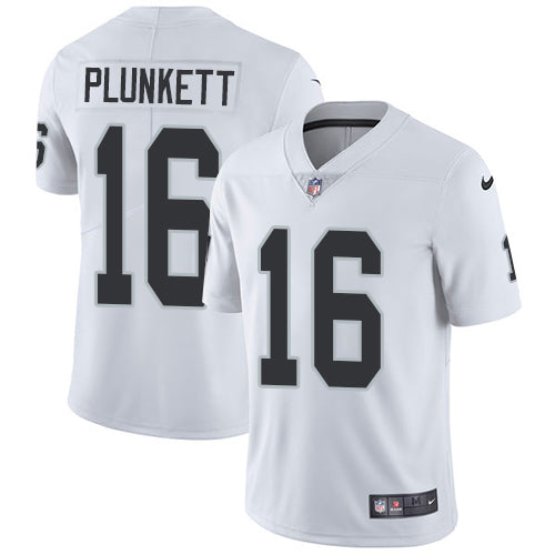 Nike Oakland Raiders 16 Jim Plunkett White Mens Stitched Nfl Vapor Untouchable Limited Jersey